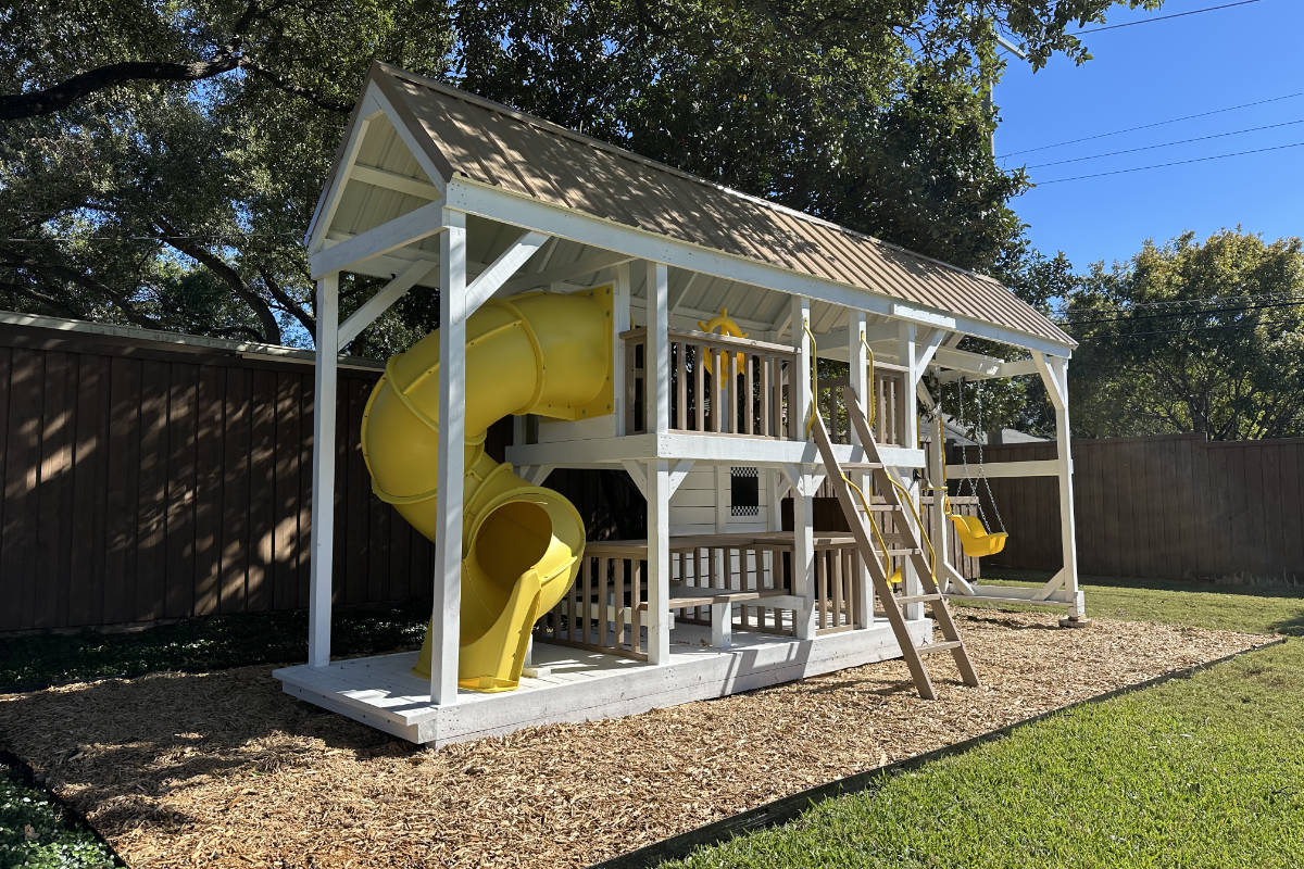 Custom wooden playsets for families